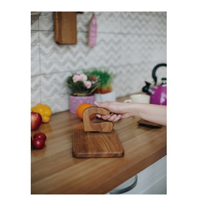 Couteau en <span class=keywords><strong>bois</strong></span> Montessori sûr pour enfants : Ustensile de jeu pour tout-petits, en <span class=keywords><strong>bois</strong></span> de chêne - Product Image 3