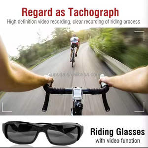 <span class=keywords><strong>Gafas</strong></span> <span class=keywords><strong>de</strong></span> <span class=keywords><strong>Sol</strong></span> Deportivas HD 1080P con Cámara Mini 4K para Grabación <span class=keywords><strong>de</strong></span> Video, Resistentes al Agua e Inteligentes - Product Image 4