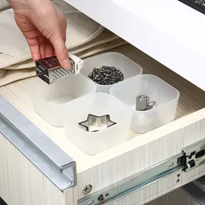 Factory PP Mini Size Food Candy Storage Box Bake Cookie Mould Knife Storage Tray Plastic Kitchen Drawer Organizer