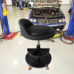 Creeper de réparation de voiture Mobile à hauteur réglable professionnel Rotation à 360 degrés <span class=keywords><strong>Double</strong></span> outil rouleau équipement de réparation de carrosserie sur chenilles - Product Image 4