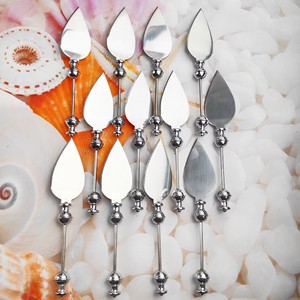Stainless Steel Cheese Knife <b>Set</b> 12 <b>Pc</b> Butter Knife Dishwasher Safe Silver Color - Product Image 1