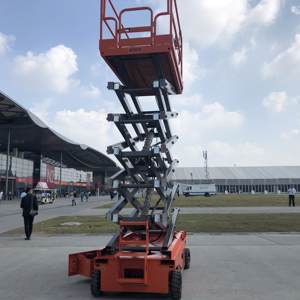 <span class=keywords><strong>Lift</strong></span> Gunting Elektrik Self Propelled 12 Meter untuk Transfer Barang di Gudang dengan Kualitas Baik - Product Image 6