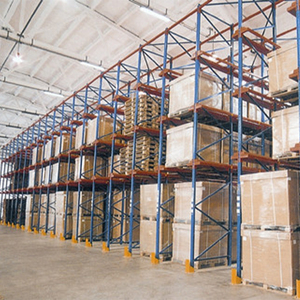 Étagère de stockage de palettes en acier Étagère empilable à traverses Étagère de stockage lourde Étagère empilable personnalisée en gros - Product Image 1