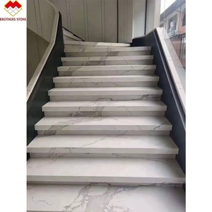 Piedra Artificial para escalones de escalera, Material de construcción de moda, piedra sinterizada de 12mm, placas de porcelana, venta al por mayor, novedad