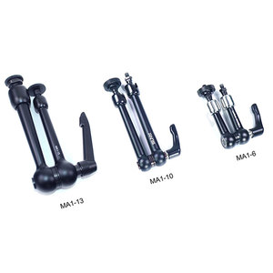 Vente directe d'usine en aluminium 6 "10" 13 "pouces bras magique articulé pour caméra avec vis filetée 1/4" pour accessoires LED de moniteur - Product Image 1