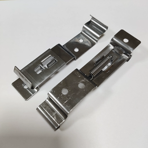 Soporte Rectangular para <span class=keywords><strong>Matrícula</strong></span> de Coche, de Acero Inoxidable con Resorte, Abrazaderas para <span class=keywords><strong>Remolque</strong></span>, Clip de Fijación Negro - Product Image 2
