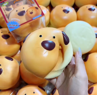 Hachimi Bagel Chien Squishy Slow Rising Squeeze Fidget Soulagement Du Stress En Gros PU Mousse Jouet À Collectionner