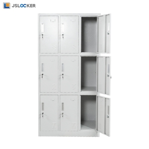 Nhà Máy Trực Tiếp 9 Cửa Thép Tủ Locker Kim Loại Tủ Quần Áo Trường Nhân Viên Thép Lưu Trữ Kim Loại Phòng Tập Thể Dục Tủ - Product Image 2