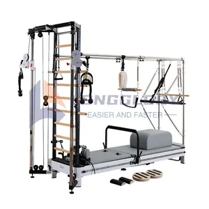 Hoge Kwaliteit Multi-Functionele Pilates Apparatuur Professionele Aluminium Frame Pilates Training Machine Voor Studio