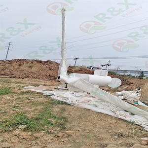 เครื่องกำเนิดไฟฟ้าพลังงานลมแบบแกนนอน 30KW 50KW 100KW ขนาดใบพัด 12 เมตร แรงดันไฟฟ้า 120V 220V 380V 480V พร้อมตัวควบคุม RX-30DK ความเร็วลม 3 เมตร/วินาที ระบบไฟฟ้ากระแสสลับสามเฟส - Product Image 6