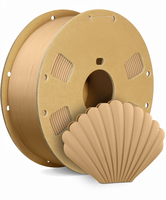 DEYI Matte High Flow Ratio Beige PLA 1.75mm Kecepatan Pencetakan 300~500mm/s Layanan Pencetakan 200C 1kg/gulungan