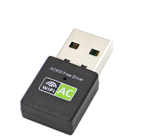 Livraison directe adaptateur Wifi Usb adaptateur Wifi pour Android Usb 2.0 pilote gratuit 600M Dongle Wifi