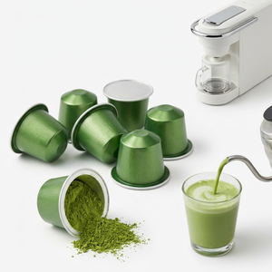 Cápsulas de Té Matcha en Polvo, Té Verde Instantáneo, Bebida Saludable, en Envase Individual, Sabor Auténtico - Product Image 1