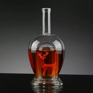 Bouteille en verre vide de 750ml avec bouchon à vis pour <span class=keywords><strong>Gin</strong></span> Vodka Whisky Tequila Liqueur - Product Image 3