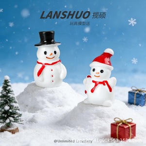 Lanshuo - Colgante de Resina con Diseño de Muñeco de Nieve Navideño, Juego de Joyería DIY con Temática de Dibujos Animados, Adorno de Regalo - Product Image 2