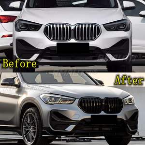 Calandre avant noire brillante pour BMW X1 LCI F48 SUV 2020 2021 2022 - Accessoires auto - Product Image 6