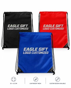 Bolsa de Fútbol Reutilizable con Logotipo Personalizado, Impermeable, Ecológica, de Poliéster con Cordón y Logotipo Holográfico Láser - Product Image 1