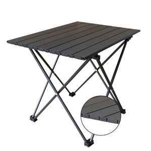 High Quality Aluminum Foldable <b>Table</b> M-Size Lightweight Portable for <b>BBQ</b> Hiking Camping <b>Outdoor</b> Picnics-Price - Product Image 2
