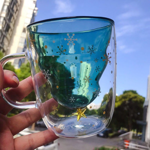 Manufacturer selling milk carton <span class=keywords><strong>box</strong></span> animal coffee borosilicate glass double <span class=keywords><strong>Christmas</strong></span> Cup - Product Image 6