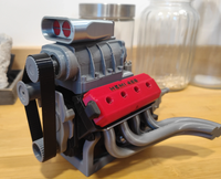 Modèle de turbocompresseur Hemi 426 imprimé en 3D, simulation d'impression 3D, impression PLA, personnalisable, achat en gros, haute précision