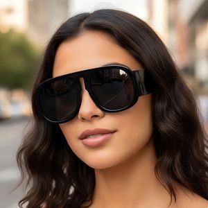 Gafas de Sol Unisex con Marco Completo de PC, Protección UV400, Estilo Europeo Americano, Color Degradado Jelly, Tendencia Urbana, para Sesiones de Fotos - Product Image 5