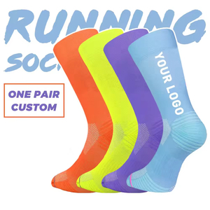Custom Logo Quick Dry Running <b>Socks</b> <b>High</b> Quality Breathable Athletic Crew Sports <b>Socks</b> for Men Women - Product Image 1