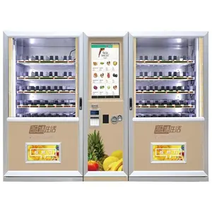 Завод в Гуанчжоу, прямые продажи, торговый автомат с двойными шкафами для напитков, вина, напитков