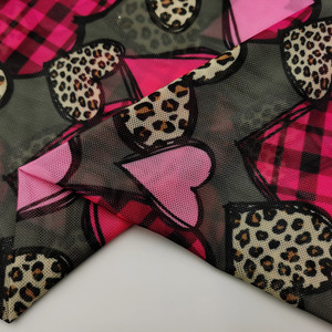 Wholesale Selling Polyester <strong>Tulle</strong> Mesh Fabric Digital Printed Fabric for Sports Shoes - Product Image 1