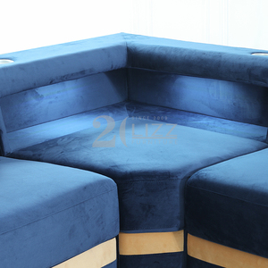 American Style Living Room Furniture LED <strong>Sofa</strong> Leather Functional <strong>Corner</strong> <strong>Sofa</strong> Set - Product Image 3
