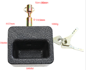 Candado de Hierro Negro YH9178, Estilo Popular en el Mercado Ruso - Product Image 6