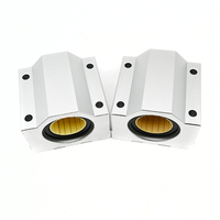 SCS35UU SCS-35UU SCS35 SC35UU SC35 UU 35mm rond manchon en plastique d'ingénierie arbre linéaire Rail de guidage roulement coulissant