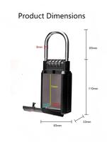 Caja de bloqueo codificada de seguridad de combinación digital 4 personalizada de fábrica