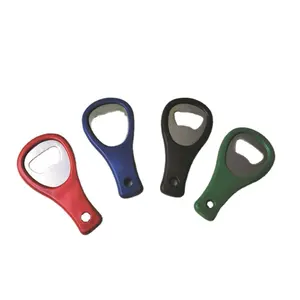 wholesale Cheap Colorful ABS Plastic Handle Can Be Printed With logo Stainless Steel Beer Bottle Opener