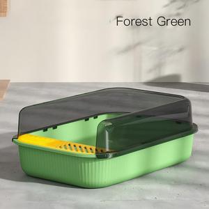 Vente directe <span class=keywords><strong>Bac</strong></span> <span class=keywords><strong>à</strong></span> litière pour chat rond en plastique écologique avec un espace intérieur de 20L Facile <span class=keywords><strong>à</strong></span> nettoyer Kit d'accessoires de toilette pour <span class=keywords><strong>bac</strong></span> <span class=keywords><strong>à</strong></span> <span class=keywords><strong>sable</strong></span> - Product Image 3