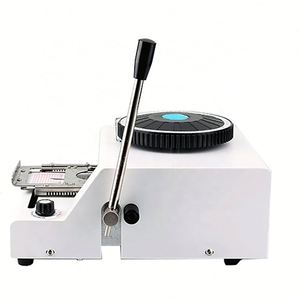 Machine à embosser les cartes PVC 68 70 caractères, pour lettres, numéros et plaques d'identification en plastique - Product Image 4