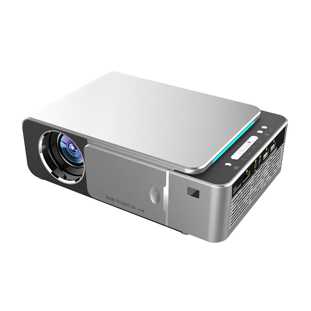 Draagbare <span class=keywords><strong>Digitale</strong></span> Lcd Wifi Multimedia Projector 1080P Smart Video Home Theater Cinema T6 3000 Lumens Hd Led Projector