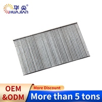 Clous pneumatiques lisses en acier de fabrication Guangdong, série 16, finition zinguée, qualité industrielle, couleur argent, pour meubles en carton