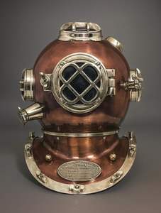 Casco de buceo de cobre hecho a medida por OEM con acabado pulido de estilo antiguo, casco de buceo hecho a mano en venta por exportadores. - Product Image 6