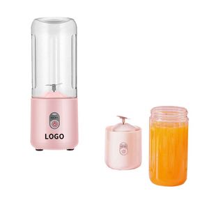 เครื่องคั้นน้ำผลไม้พกพาขนาดเล็กอัจฉริยะ แบบไร้สาย ชาร์จไฟผ่าน USB สีส้ม สำหรับผู้หญิง - Product Image 1