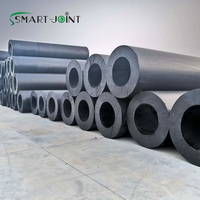 Barra Hueca de HDPE Negro PE 100 de 125 mm x 12 m con Moldeo por Inyección para Uso en Construcción, Minería e Industrial