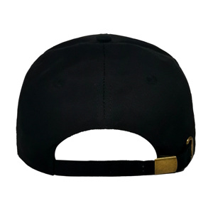 หมวกเบสบอลผ้าฝ้ายสีดำปี 2026 แบบ 6 แผง ทรงแข็ง ปักโลโก้ด้านหน้า ปักโลโก้ด้าน<span class=keywords><strong>หลัง</strong></span> ปีกโค้ง - Product Image 2