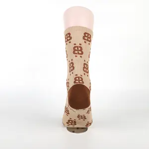 Calcetines con estampado de logotipo personalizado para hombre y mujer, calcetín unisex, varios estilos, bajo pedido, barato