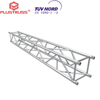 Structure d'éclairage portable certifiée TUV CE ISO9001, structure de scène modulaire en alliage d'aluminium, charge lourde 100 kg, 290x290 mm, tailles personnalisées
