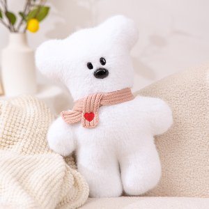 Nueva llegada dibujos animados Kawaii marrón cabeza torcida oso de peluche muñeco de peluche Animal de peluche regalo de fiesta para niños muñeco de oso torcido suave - Product Image 6