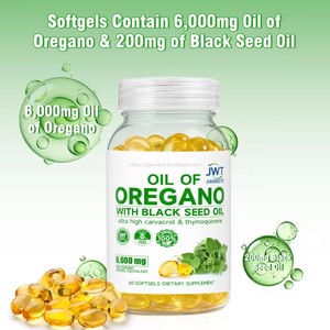 כמוסות שמן אורגנו לתמיכה חיסונית ומערכת העיכול, נוגד חמצון, קרוואקרול, טימוקינון, פורמולה 2 ב-1 עם שמן זרעי קצח - Product Image 4