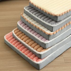 Ganzjähriges Hundebett für Große Hunde, Modern, Quadratisch, mit Hochelastischem <span class=keywords><strong>Memory</strong></span>-Schaum, Abnehmbar, Waschbar und Feuchtigkeitsbeständig - Product Image 1