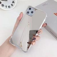 Funda para Teléfono con Espejo de Maquillaje para iPhone 18 Pro 17 16 15, Funda Brillante con Espejo para iPhone 18 Pro Max