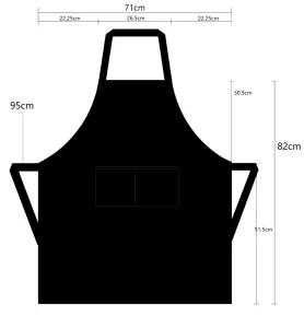 Donne adulte bambini Logo personalizzato stampa sublimazione bianco nero tela di cotone poliestere pulizia impermeabile BBQ cucina grembiule da cuoco