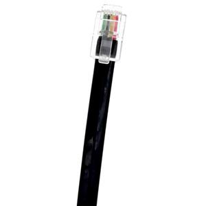 5M 4P4C 28AWG 4 Conductor Negro Teléfono en espiral Teléfono Auricular <span class=keywords><strong>Cable</strong></span> <span class=keywords><strong>rizado</strong></span> - Product Image 4