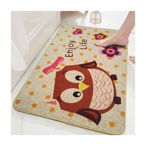 <span class=keywords><strong>Tapis</strong></span> imprimé en lin avec support en caoutchouc avec bordure <span class=keywords><strong>Tapis</strong></span> de porte durable et antidérapant <span class=keywords><strong>Tapis</strong></span> de <span class=keywords><strong>cuisine</strong></span> - Product Image 1